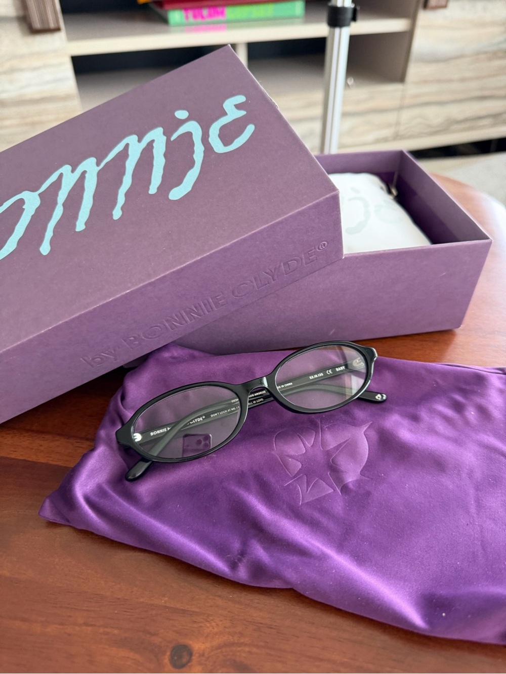 Bonnie Clyde Baby Sunglasses clear lens